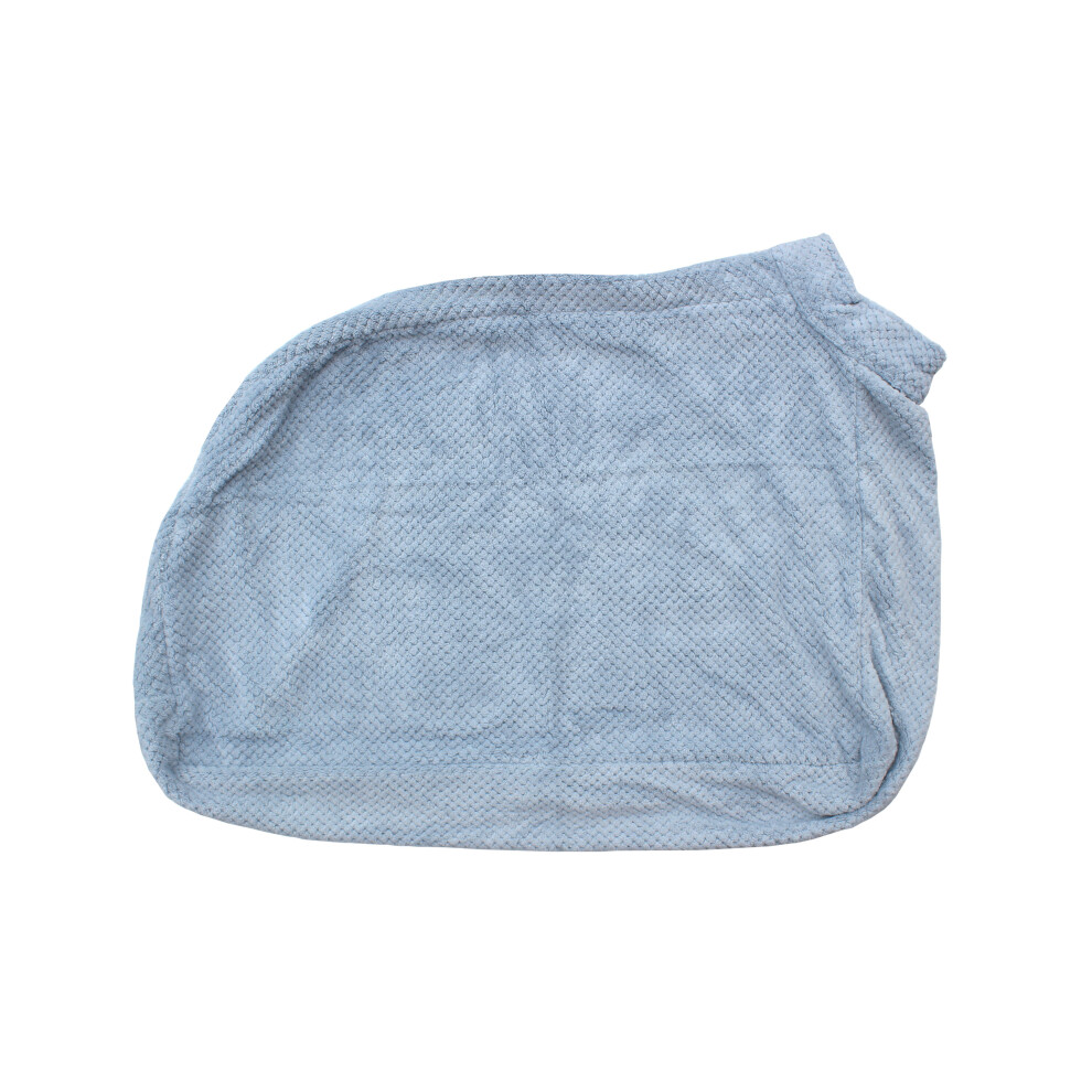 (Sky Blue, Small) Premium Microfibre Dog Drying Bag | Super Absorbent & Fast Drying Bathrobe Towel