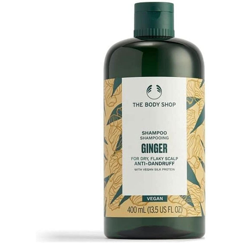 The Body Shop Ginger Anti Dandruff Shampoo, Green, Honey, 400 ml