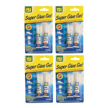 4 Packs of 2 Superglue Extra Strong Adhesive Non Drip Glue 3g Tubes