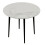 (White) 80cm Round Marble Dining Table Restaurant Table 5
