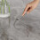 (Grey) 80cm Round Marble Dining Table Restaurant Table 4