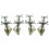 Static Caravan Axle Stands Very Small X8 (Extra Wide 7.1" - 10.4") 1