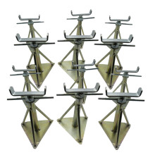 Static Caravan Axle Stands Very Small X12 (Extra Wide 7.1" - 10.4")