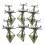 Static Caravan Axle Stands Very Small X12 (Extra Wide 7.1" - 10.4") 1