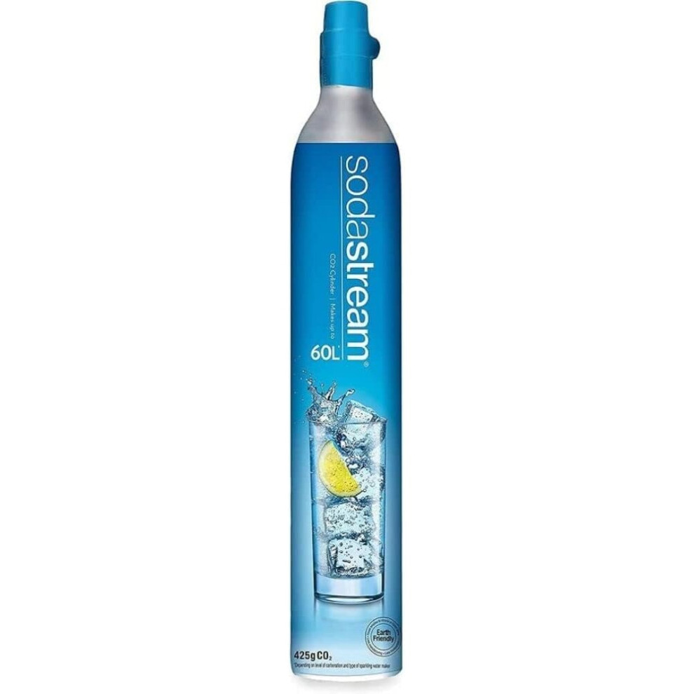 Sodastream 60 Litre Gas Cylinder For Sparkling Water Maker, Carbonated