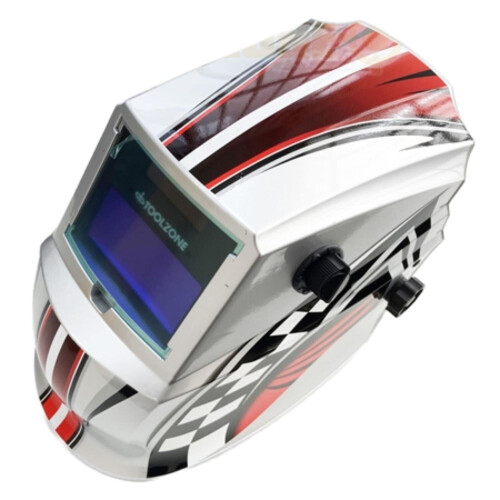 Toolzone Welding Helmet Race Track Design Variable Control Grinding Mode WH047 2