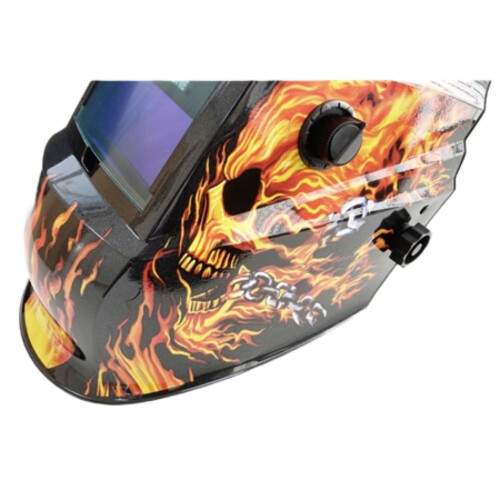 Toolzone Welding Helmet Fire Design Variable Control Grinding Mode WH046 2
