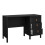 Desk 3 drawers Matt Black Barcelona 5