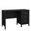 Desk 3 drawers Matt Black Barcelona 1