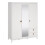 Wardrobe with 2 doors + 1 mirror door + 2 drawers White Madrid 1