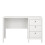 Desk 3 drawers White Madrid 2