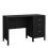 Desk 3 drawers Matt Black Madrid 1