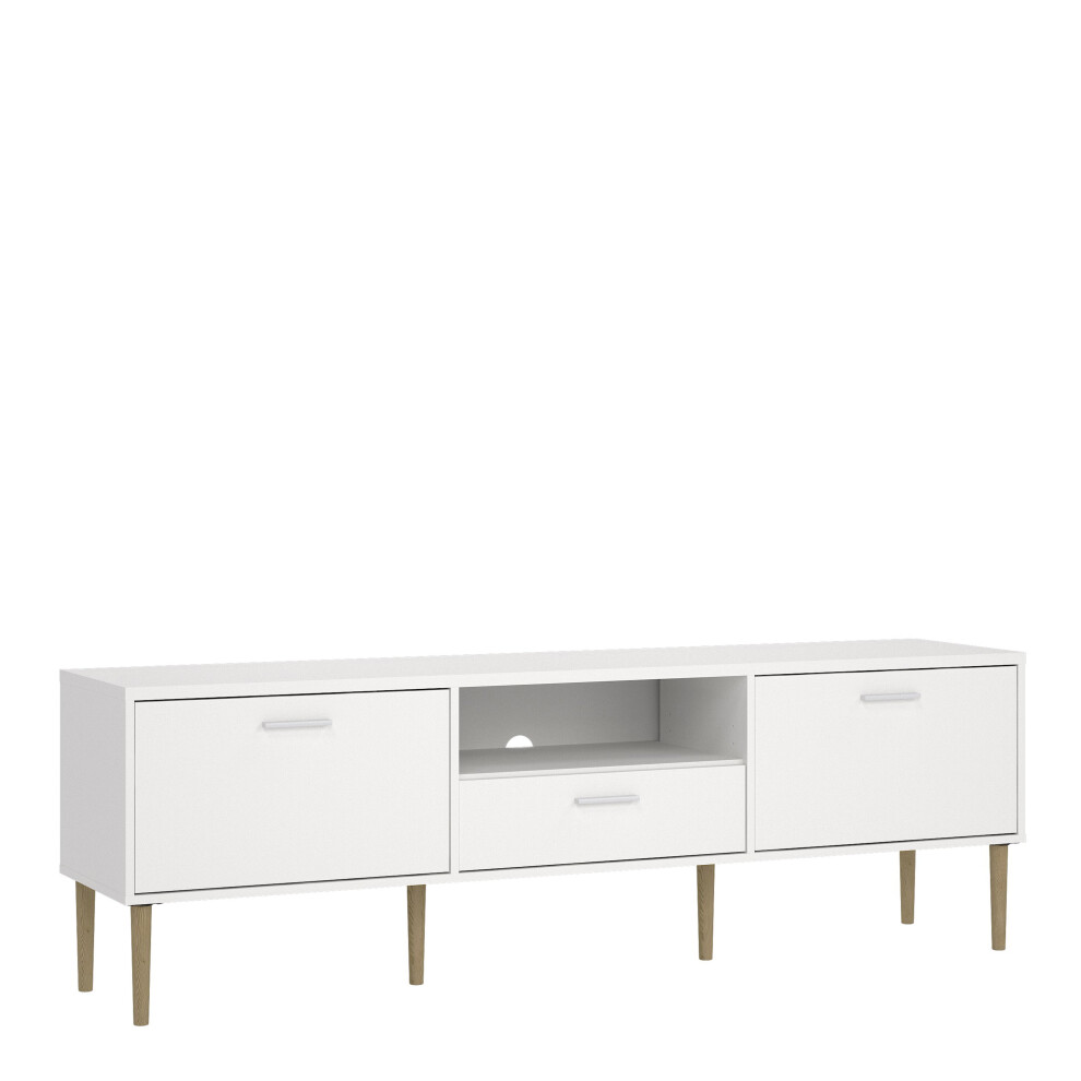 Media TV Unit With 2 Doors 1 Drawer