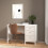 Desk 3 drawers White Madrid 6