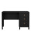Desk 3 drawers Matt Black Barcelona 2