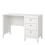 Desk 3 drawers White Madrid 3