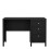 Desk 3 drawers Matt Black Madrid 2