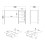 Desk 3 drawers Matt Black Barcelona 9