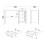 Desk 3 drawers White Barcelona 10