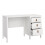Desk 3 drawers White Barcelona 5