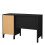 Desk 3 drawers Matt Black Barcelona 4