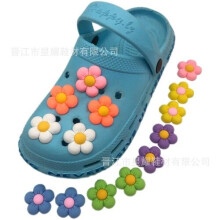 20Pcs Shoes Accessories DIY Flower Shoes Buttons Decoration For Croc Charms New