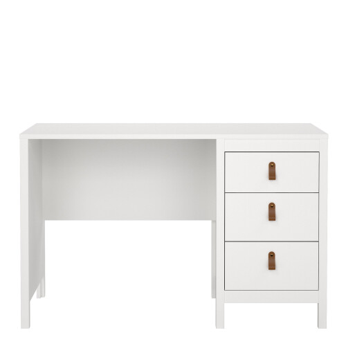 Desk 3 drawers White Barcelona 1