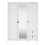 Wardrobe with 2 doors + 1 mirror door + 2 drawers White Barcelona 2