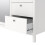 Wardrobe with 2 doors + 1 mirror door + 2 drawers White Madrid 8