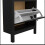 Shoe Cabinet 2 flap doors Matt Black Madrid 8