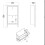 Shoe Cabinet 2 flap doors Matt Black Barcelona 9
