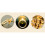 4Pcs Antique Style Pure Brass pulls Ring Cabinet Drawer pulls Handles Hand Closet Cupboard Door Handles 5