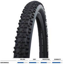 (27.5 X 2.60) Schwalbe Smart Sam Performance Line Tyre Black