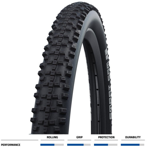 (27.5 X 2.60) Schwalbe Smart Sam Performance Line Tyre Black