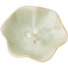 Ceramic jewelry dish,leaf jewelry tray key tray,small ring dish holder Jewelry Plate trinket tray catchall tray nightstand decor for entryway table ro