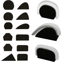 12 Pcs Pottery Mug Handle Molds for Clay, Mug Handle Forms Clay Cup Handle Molds Ceramic Molds for Pottery, Various Shapes and Sizes Mud Handle Making