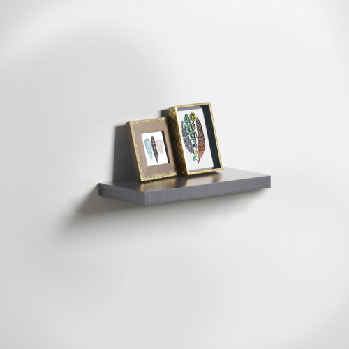 Spot On Dealz 40cm Grey High Gloss Wall Floating Shelf