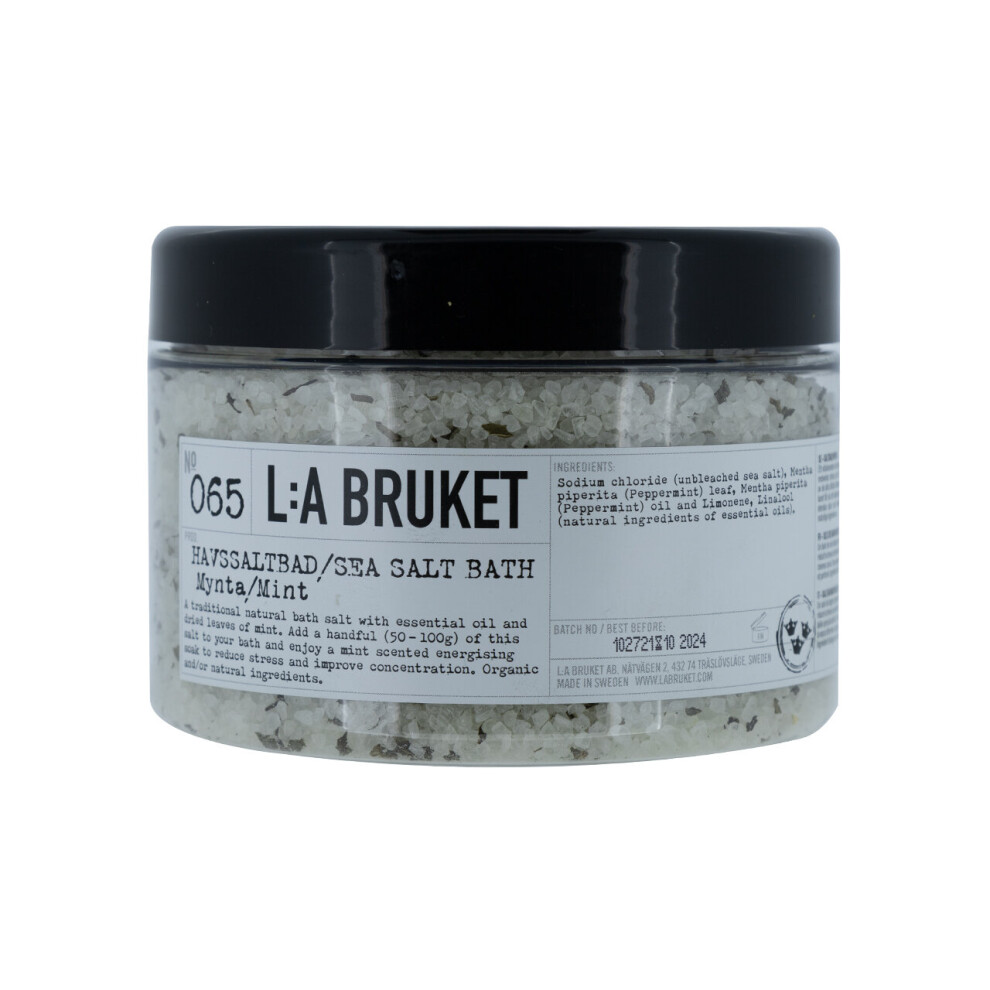 L:a Bruket Bath Sea Salt Mint No.065 450G
