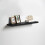 Spot On Dealz 80cm Black High Gloss Wall Floating Shelf 1