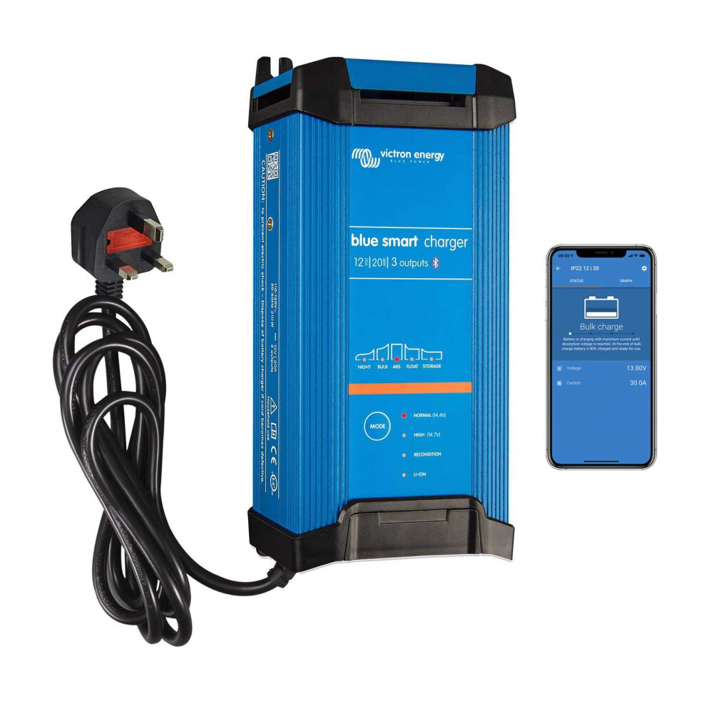 Victron Energy Blue Smart IP22 Charger 12/20(3) 230V - BPC122043022