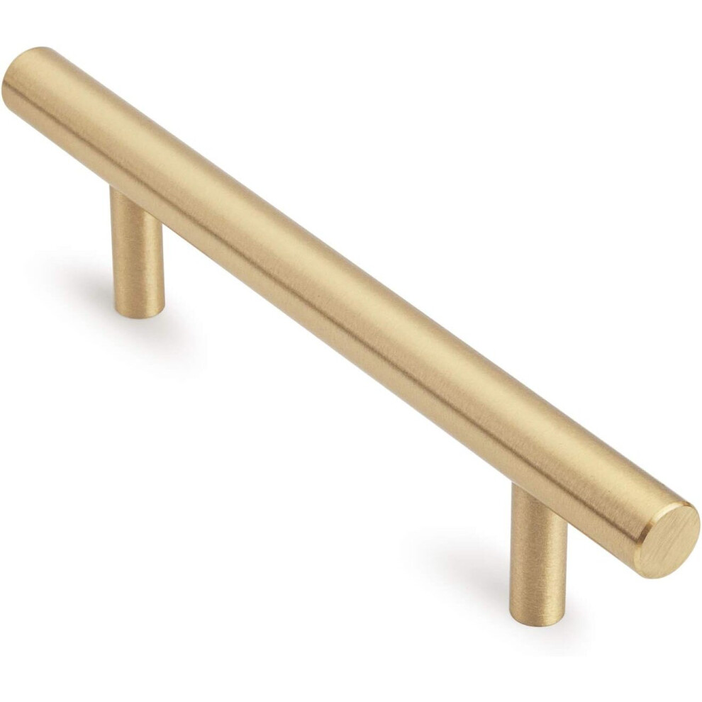 5-Pack Gold Cabinet Pulls, Brass Cabinet Pulls, Gold Drawer Pulls, Gold Kitchen Cabinet Handles, 3.94-inch Length (2.5-inch Hole Center)-image-OPC-PC2Q786-NEW
