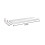 Spot On Dealz White 110cm High-Gloss Floating Wall Shelf - Concealed Bracket Mounting, 110x23.5cm, G-0048 4