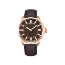 Uhr - POLICE - PEWJA2204307 - Edelstahlgehäuse - Lederarmband - Wasserdicht 5 ATM
