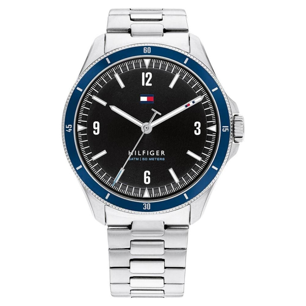 Tommy Hilfiger Men's Watch Maverick 1791901 Silver