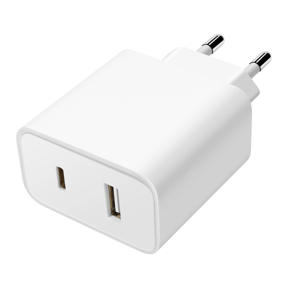 Original Xiaomi USB + USB-C 33W Wall Charger White