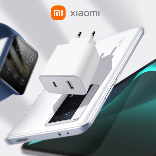 Xiaomi Xiaomi Netlader originele netoplader, USB + USB-C 33W, Wit 2