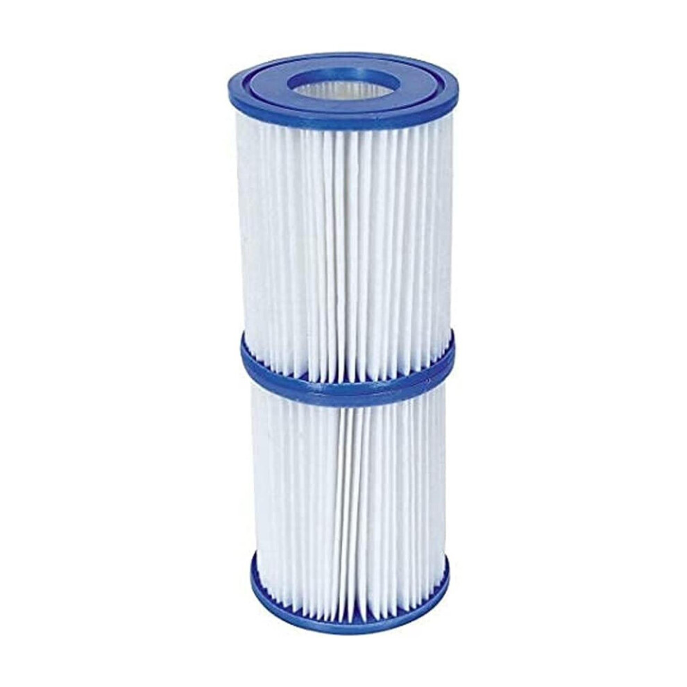 Bestway Flowclear Type II Replacement Part Hot Tub Spa Filter Cartridge (8 Pack)