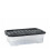 Strata Strata 30 Litres Curve Plastic Storage Underbed Box & Lid - Clear / Black Lid 2