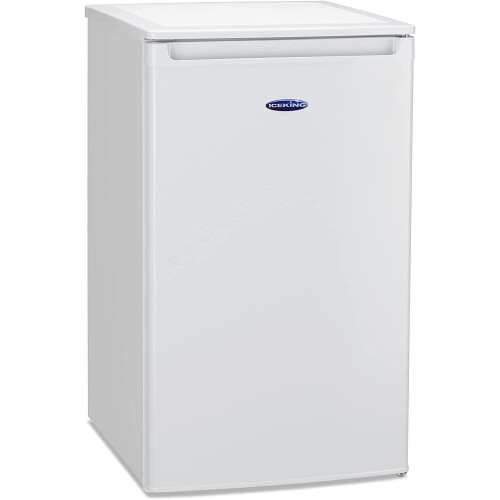 IceKing RK104WE Under Counter Freestanding Fridge With Mini Freezer Box