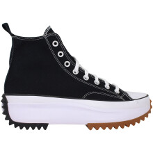 (7.5) Converse Run Star Hike Hi Black/White/Gum 166800C Men's